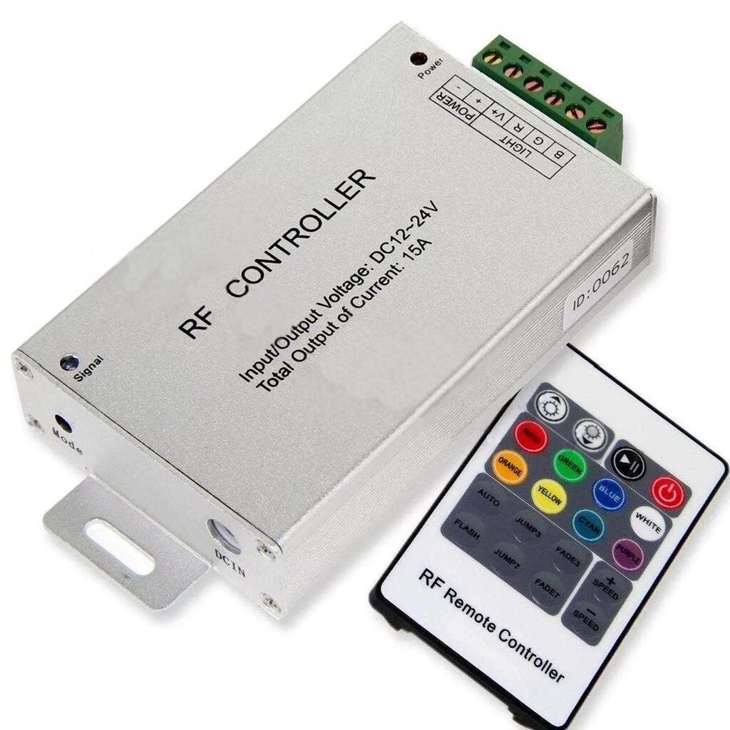 Контроллер RGB RF P221 (12-24V, 180-360W) DELCI от компании ФЕРОСВЕТ - фото 1