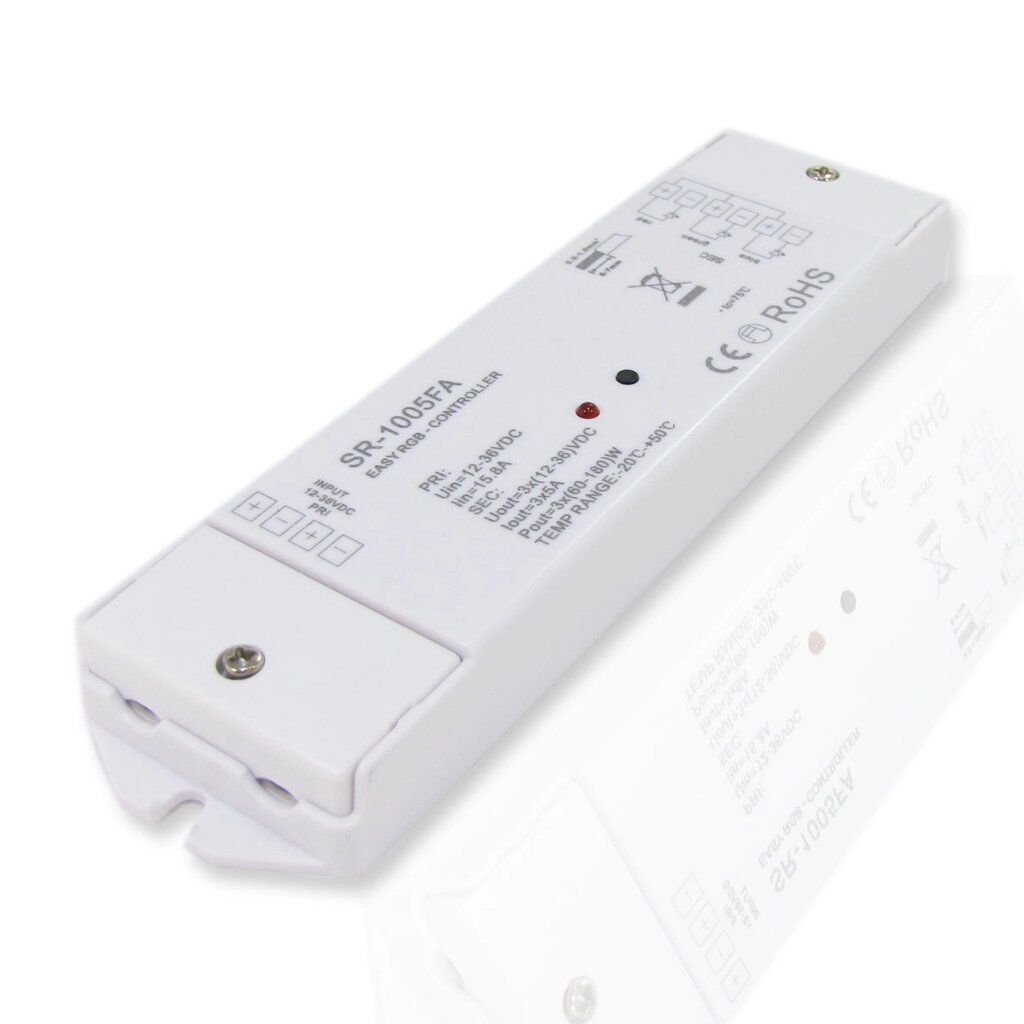 Контроллер RGB SR-1005FA (12-36V, 180-540W) DELCI от компании ФЕРОСВЕТ - фото 1