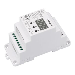 Контроллер SMART-K3-RGBW (12-36V, 4x5A, DIN, 2.4G) (arlight, IP20 пластик, 5 лет)