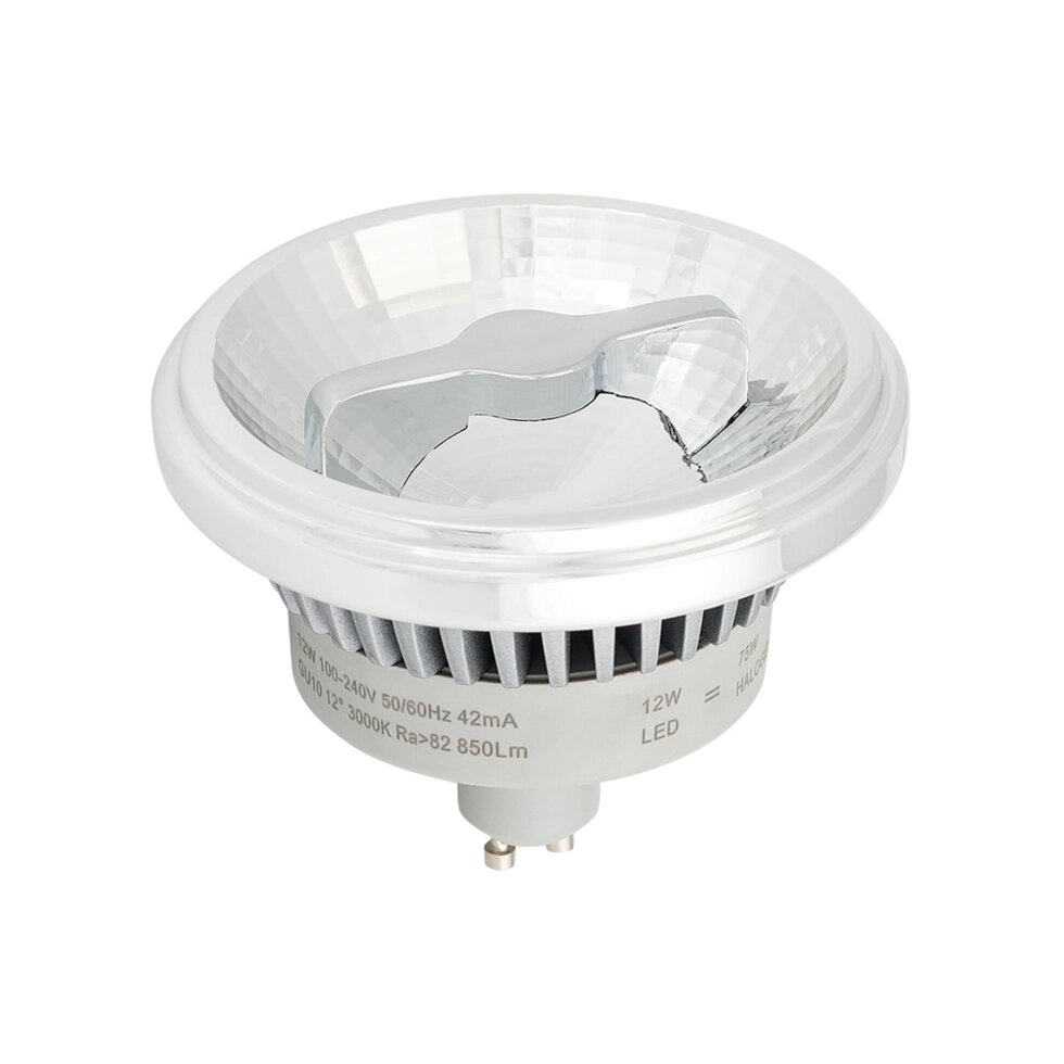 Лампа AR111-FORT-GU10-12W-DIM Day4000 (Reflector, 24 deg, 230V) (Arlight, Металл) от компании ФЕРОСВЕТ - фото 1