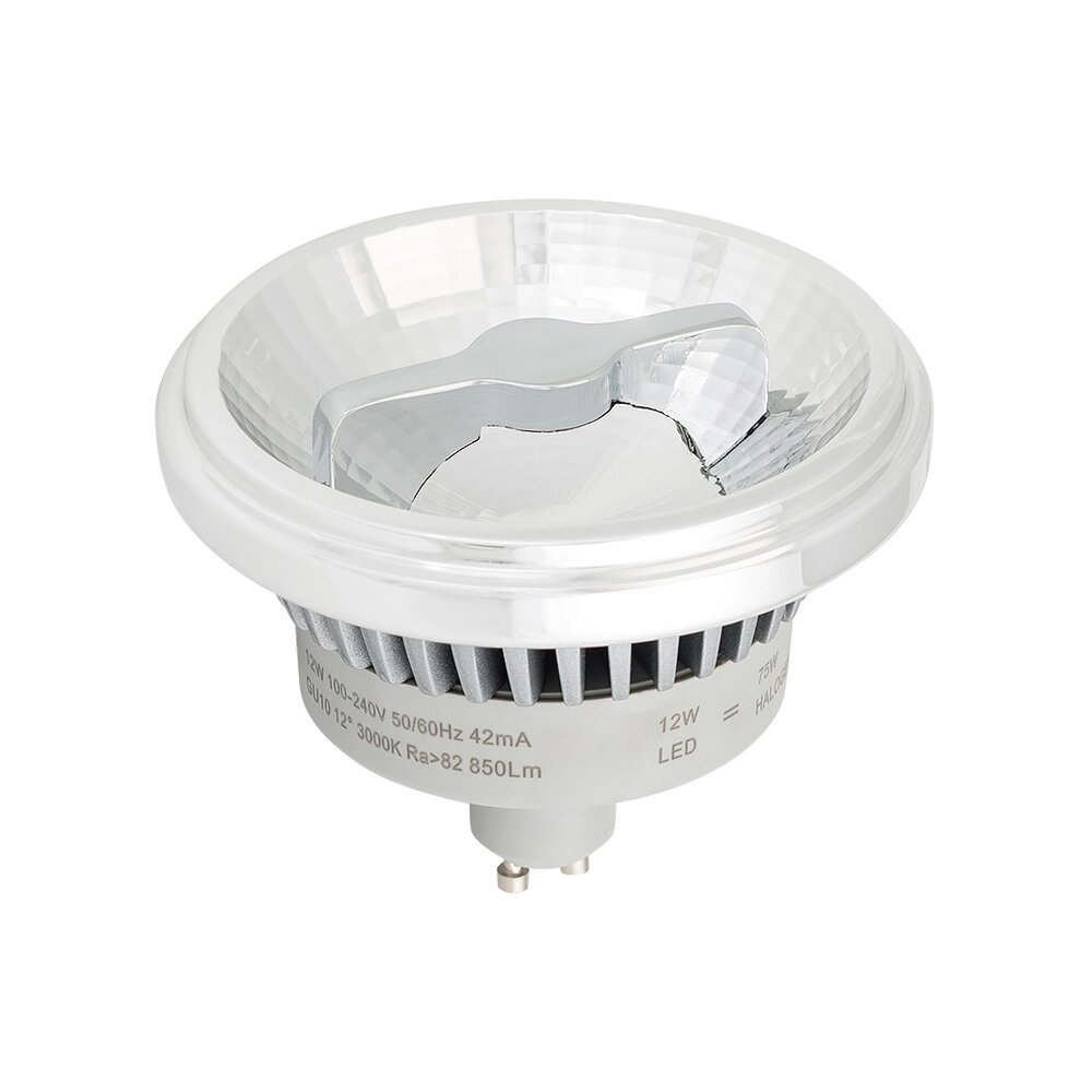 Лампа AR111-FORT-GU10-12W-DIM Warm3000 (Reflector, 24 deg, 230V) (Arlight, Металл) от компании ФЕРОСВЕТ - фото 1