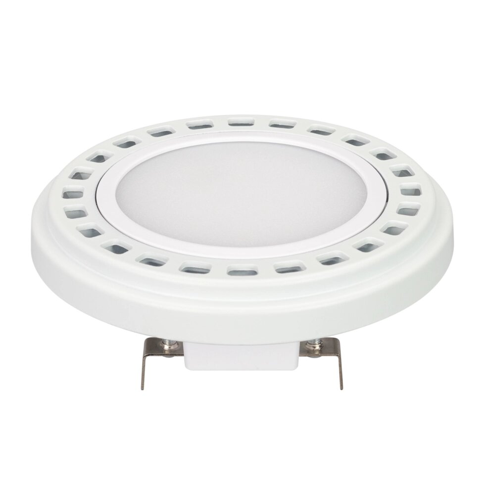 Лампа AR111-UNIT-G53-12W- Warm3000 (WH, 120 deg, 12V) (Arlight, Металл) от компании ФЕРОСВЕТ  ( FEROSVET) - фото 1