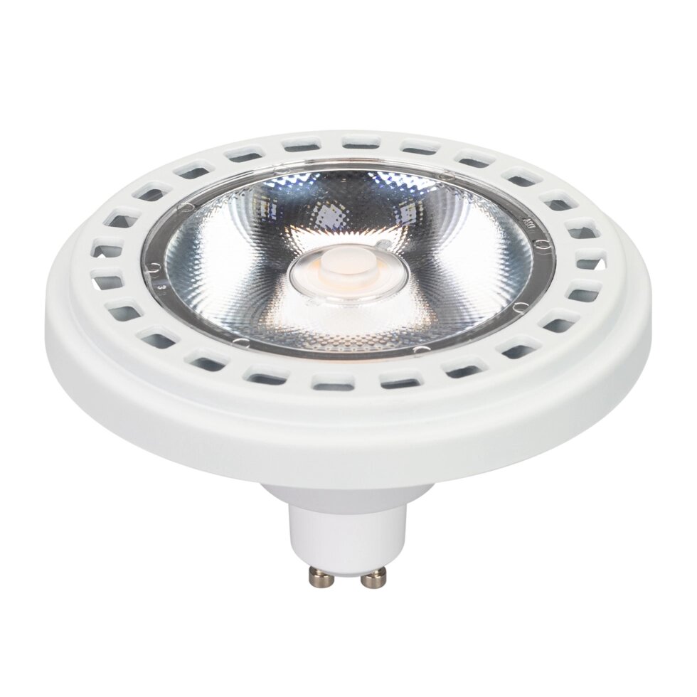 Лампа AR111-UNIT-GU10-15W-DIM Warm3000 (WH, 24 deg, 230V) (Arlight, Металл) от компании ФЕРОСВЕТ - фото 1