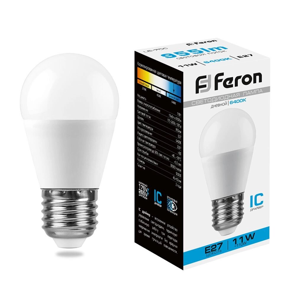 Лампа светодиодная FERON LB-750 от компании ФЕРОСВЕТ - фото 1