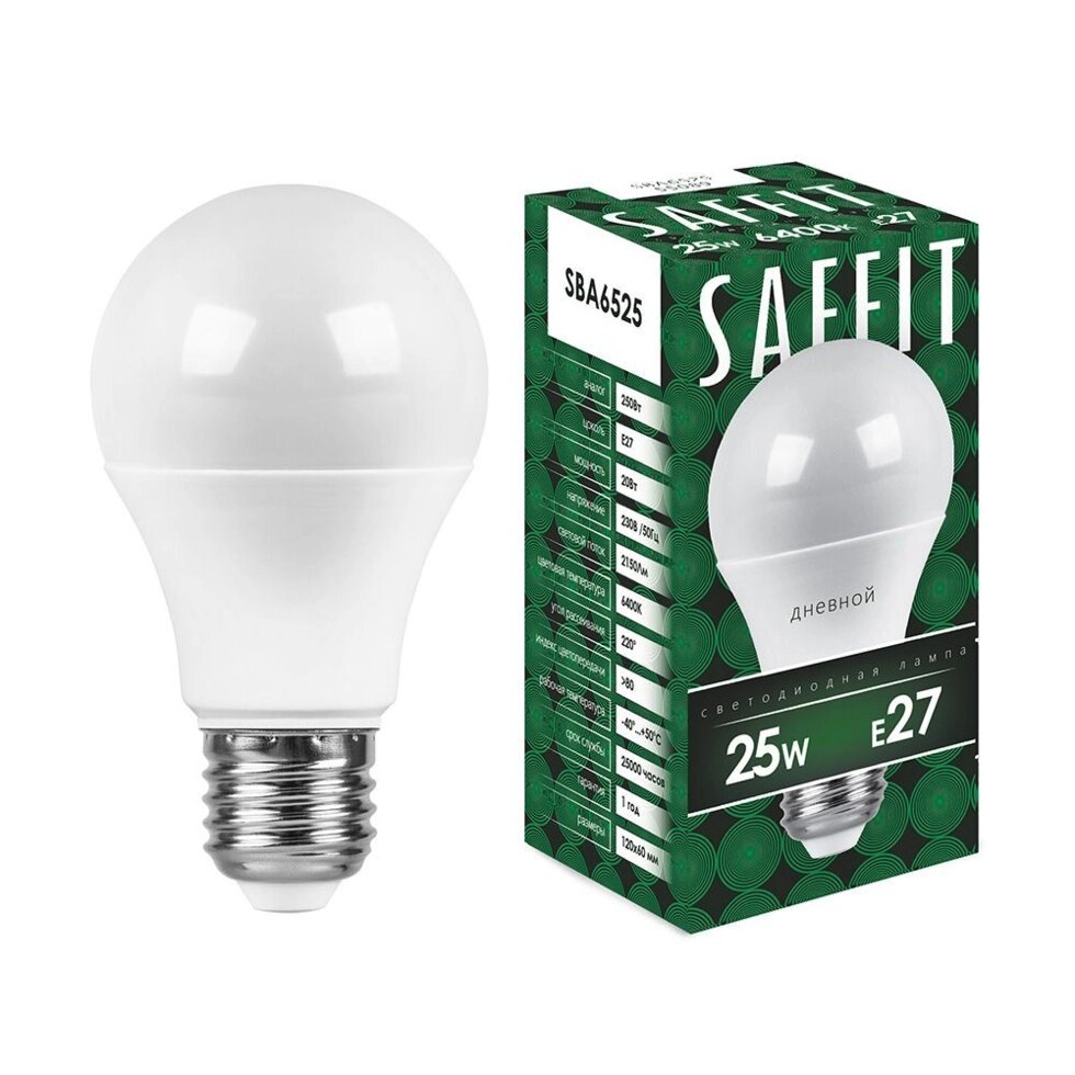Лампа светодиодная SAFFIT SBA6525 от компании ФЕРОСВЕТ - фото 1