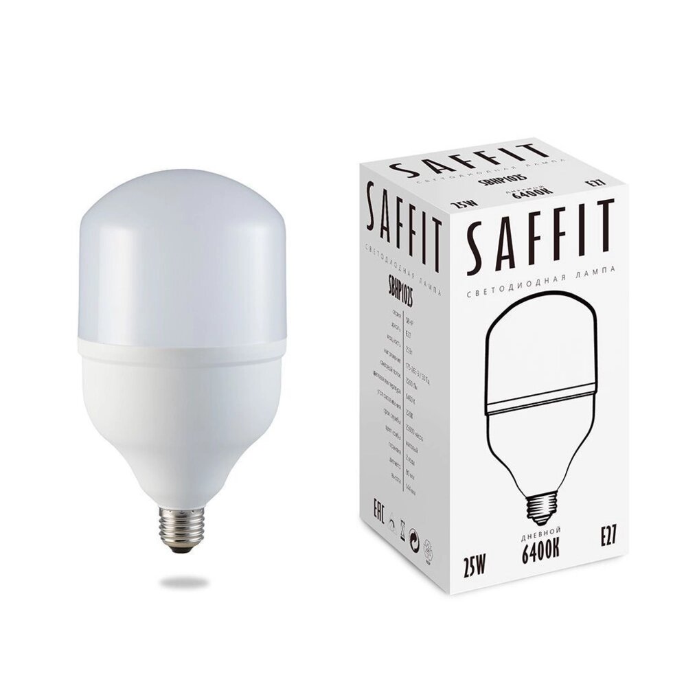 Лампа светодиодная SAFFIT SBHP1025 от компании ФЕРОСВЕТ - фото 1