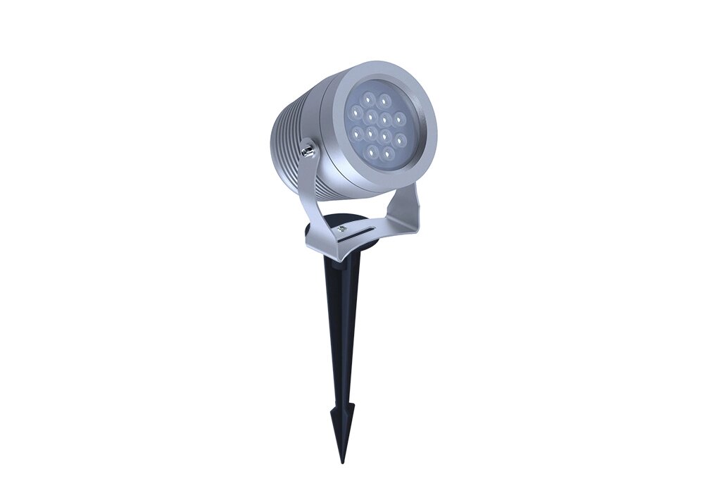 Ландшафтный светильник лучевой D100 12W 12-24V IP65 10,25,45,60° на светодиодах CREE от компании ФЕРОСВЕТ - фото 1