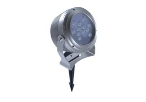 Ландшафтный светильник лучевой D155 36W 24V IP65 10,25,45,60° на светодиодах CREE RGB