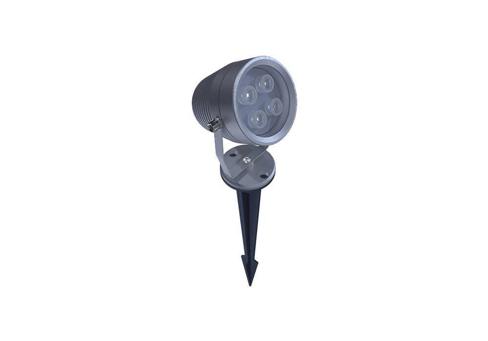 Ландшафтный светильник лучевой D65 4W 12-24V IP65 10,25,45,60° на светодиодах CREE от компании ФЕРОСВЕТ - фото 1