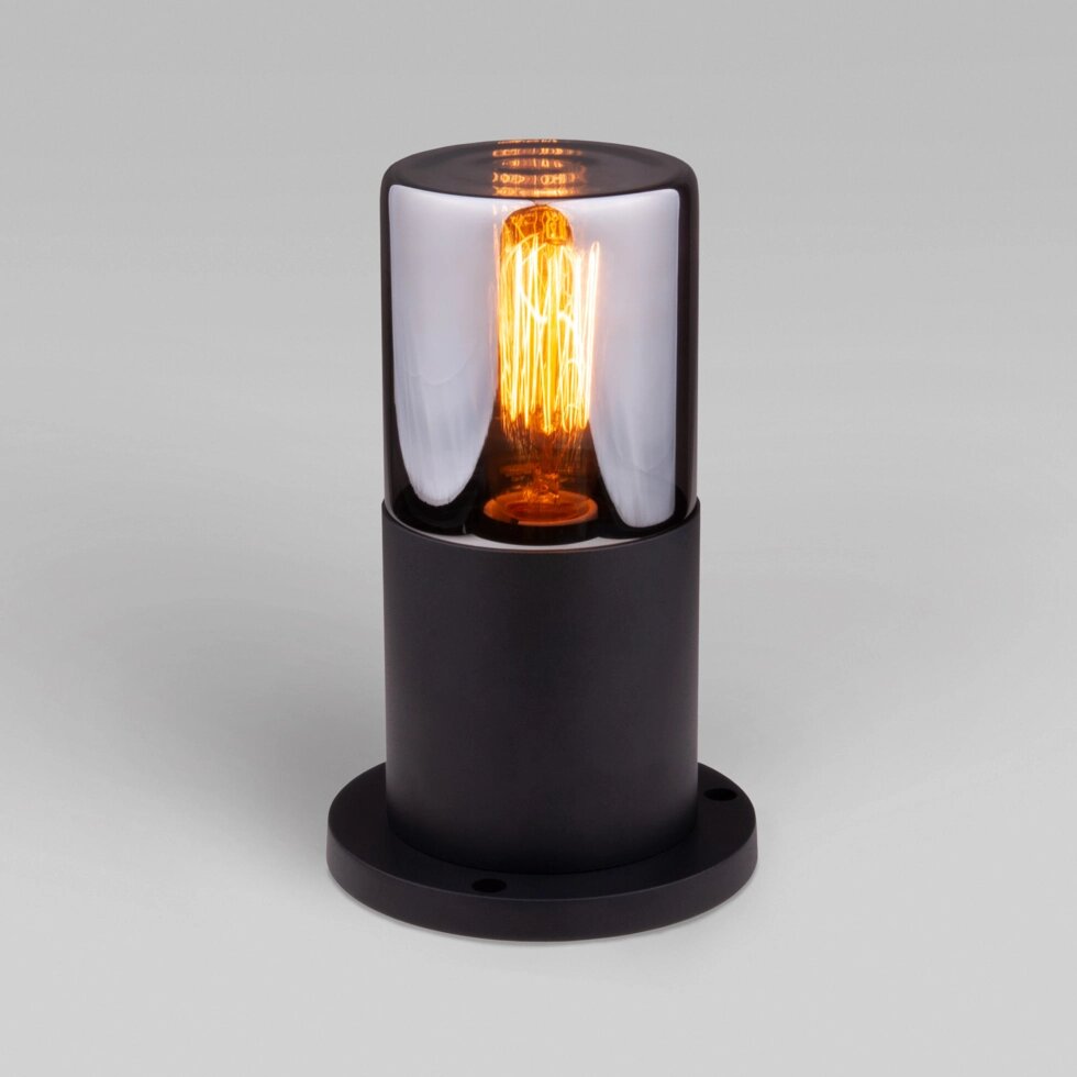 Ландшафтный светильник Roil чёрный/дымчатый плафон IP54 35125/S от компании ФЕРОСВЕТ - фото 1