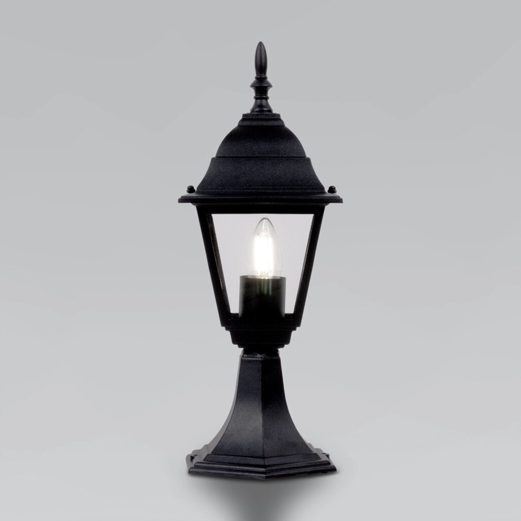 Ландшафтный уличный светильник Fuga S черный (35148/S) 35148/S от компании ФЕРОСВЕТ - фото 1