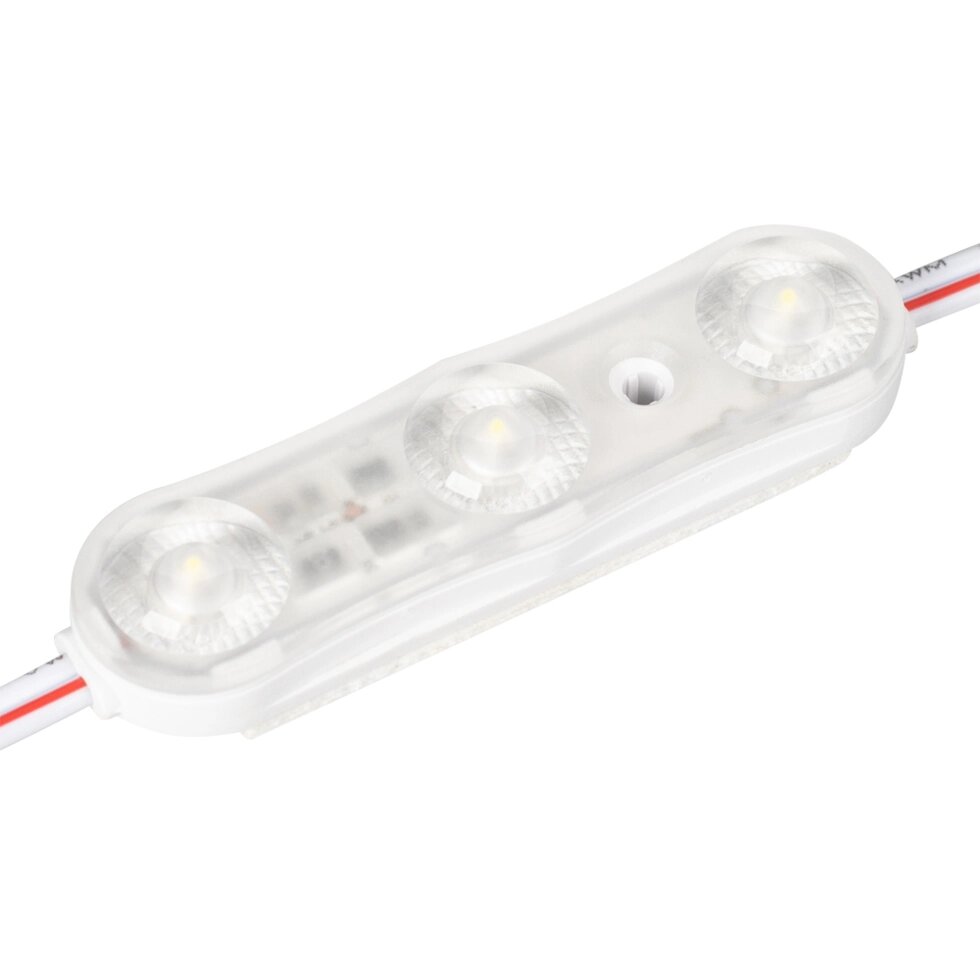 Модуль герметичный ARL-ORION-R10-12V Cool (2835, 3 LED, 170 deg) (Arlight, Закрытый) от компании ФЕРОСВЕТ  ( FEROSVET) - фото 1