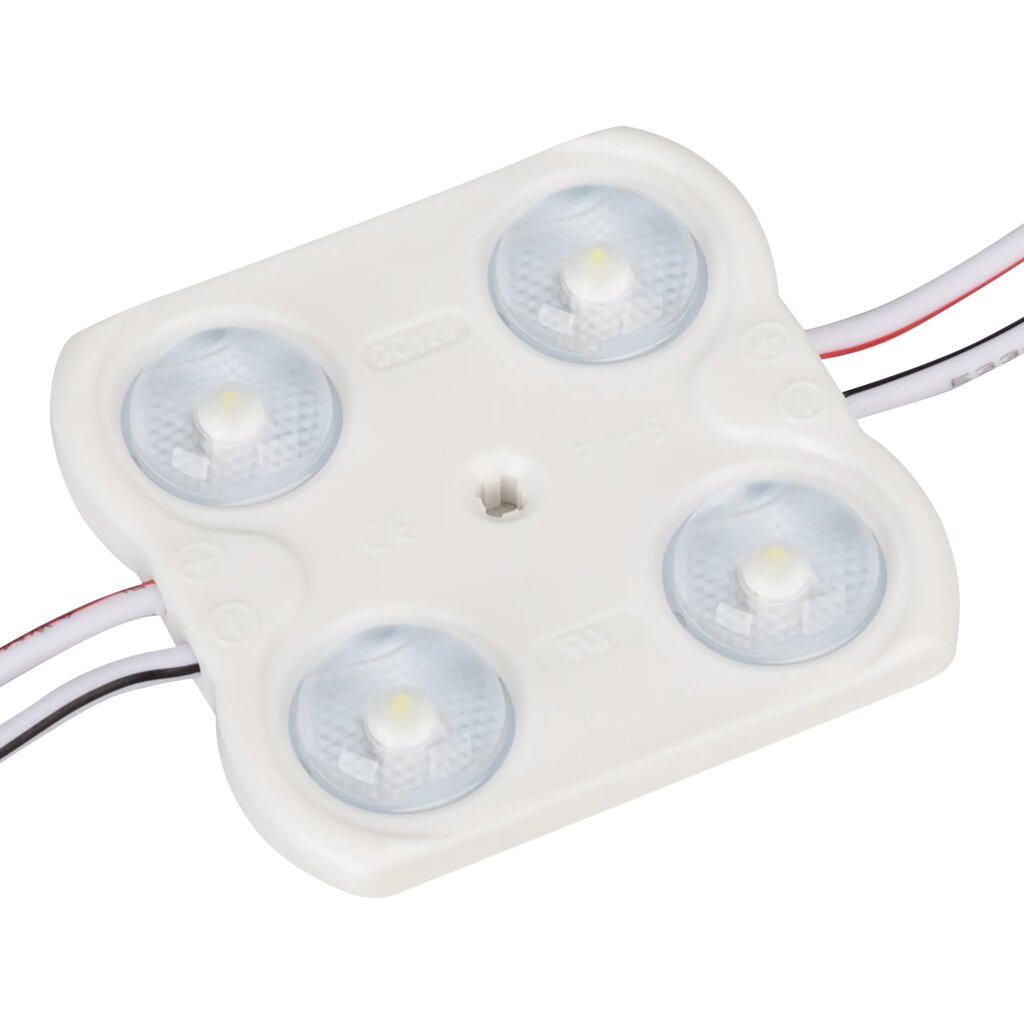 Модуль герметичный CRAFT-2835-4-12V Cool 170deg (45x43mm, 1.6W, IP65) (Arlight, Закрытый) от компании ФЕРОСВЕТ  ( FEROSVET) - фото 1