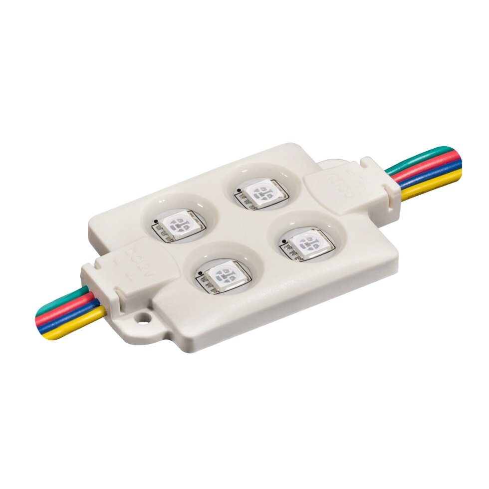 Модуль герметичный LM5050-4 RGB 12V (Arlight, Закрытый) от компании ФЕРОСВЕТ - фото 1