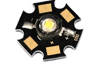 Мощный светодиод ARPL-Star-1W Yellow (YEA1E) (Arlight, STAR type) от компании ФЕРОСВЕТ - фото 1