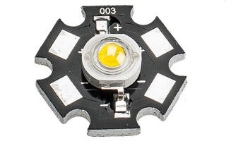 Мощный светодиод ES-STAR-1W Yellow-S (ANR, STAR type) от компании ФЕРОСВЕТ - фото 1