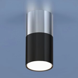 Накладной акцентный светодиодный светильник DLR028 6W 4200K хром/черный хром