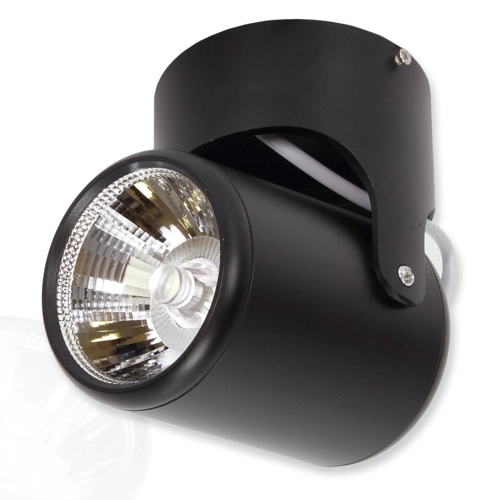 Накладной поворотный светодиодный светильник JH-BTH-05 Black (20W, 220V, Warm White) DELCI от компании ФЕРОСВЕТ - фото 1