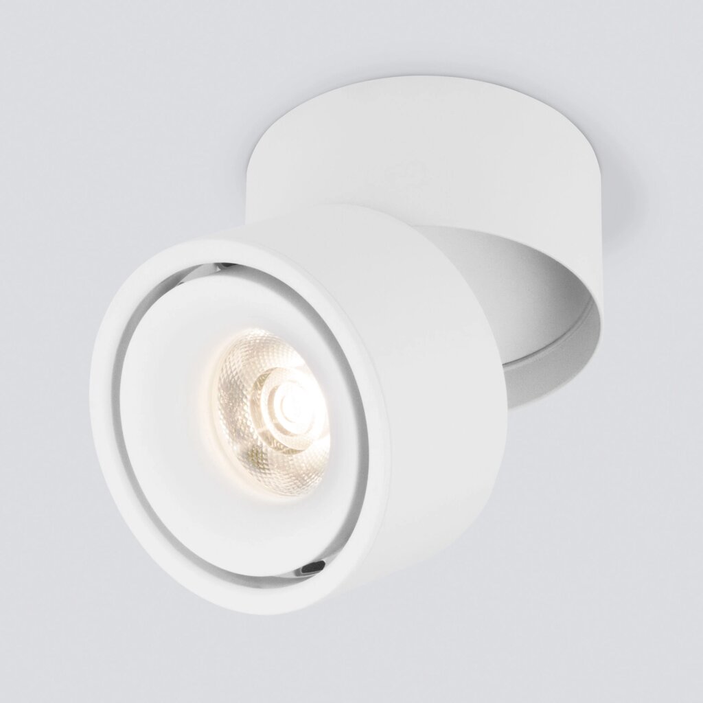 Накладной светодиодный светильник 15W 3000K белый матовый DLR031 от компании ФЕРОСВЕТ - фото 1