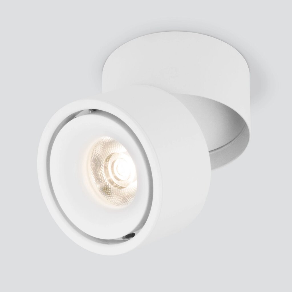 Накладной светодиодный светильник DLR031 15W 4200K 3100 белый матовый от компании ФЕРОСВЕТ - фото 1