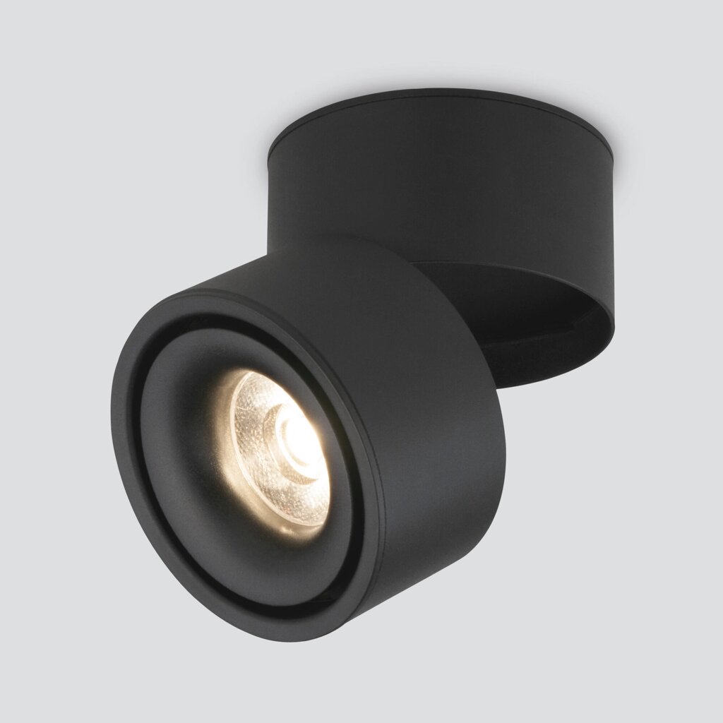 Накладной светодиодный светильник DLR031 15W 4200K 3100 черный матовый от компании ФЕРОСВЕТ - фото 1