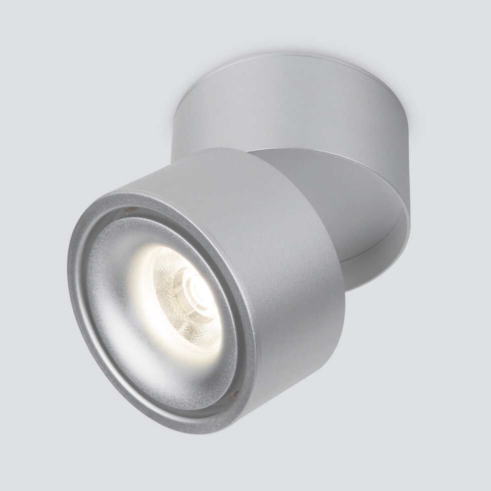 Накладной светодиодный светильник DLR031 15W 4200K 3100 серебро матовый от компании ФЕРОСВЕТ - фото 1