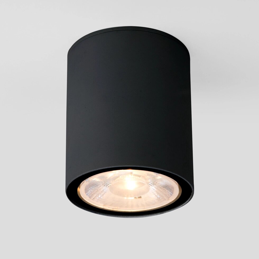 Накладной светодиодный влагозащищенный светильник IP65 35131/H черный от компании ФЕРОСВЕТ - фото 1