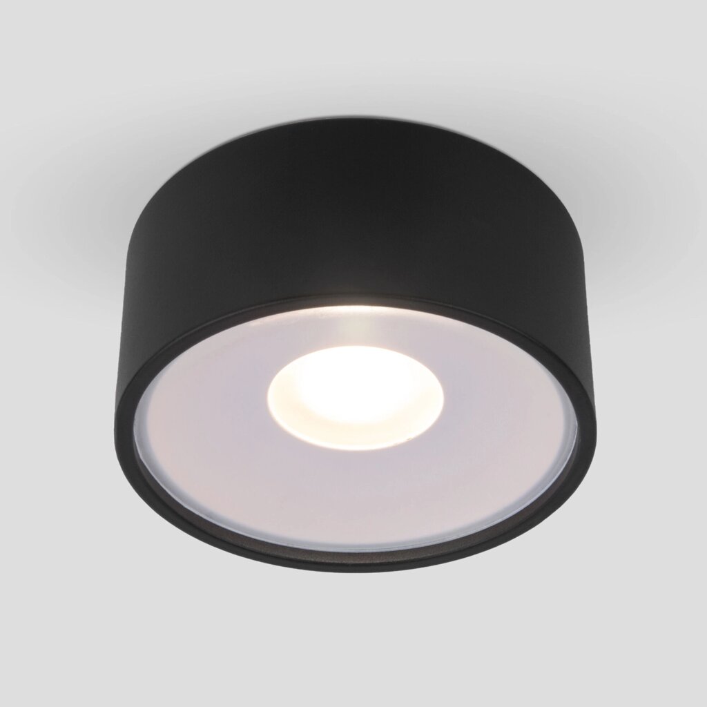 Накладной светодиодный влагозащищенный светильник IP65 35141/H черный от компании ФЕРОСВЕТ - фото 1