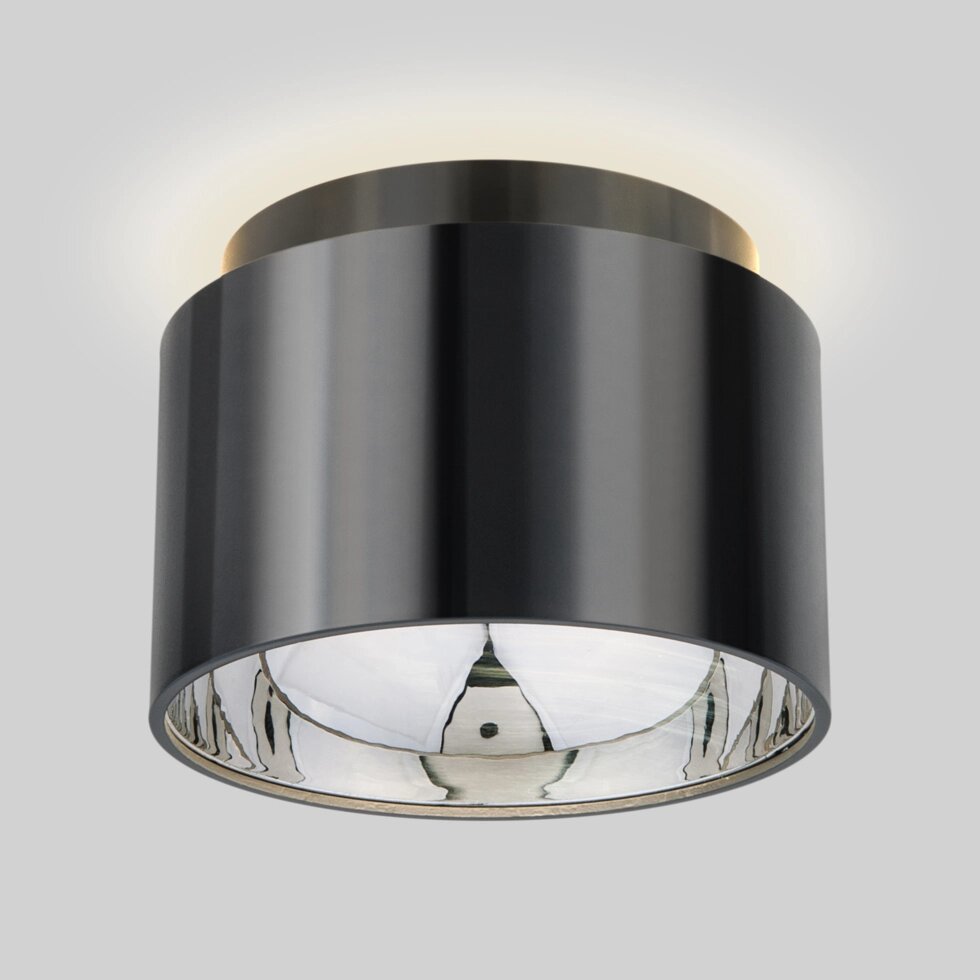 Накладной точечный светильник 1069 GX53 Черный жемчуг от компании ФЕРОСВЕТ - фото 1