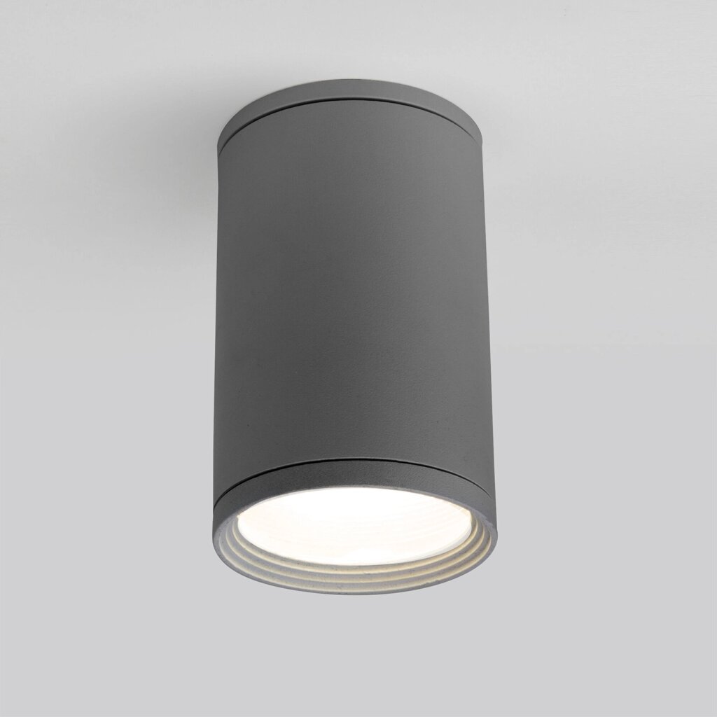 Накладной влагозащищенный светильник IP65 35128/H серый от компании ФЕРОСВЕТ - фото 1