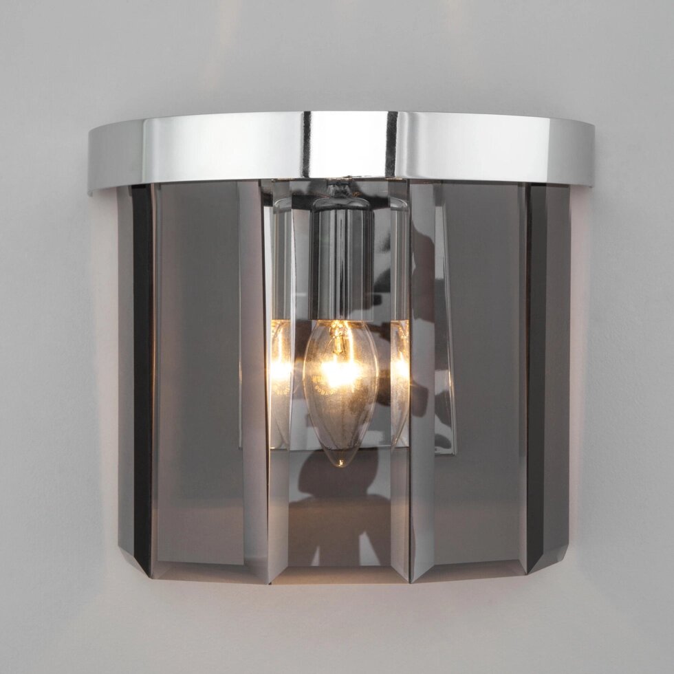 Настенный светильник со стеклянным плафоном 357/1 от компании ФЕРОСВЕТ - фото 1