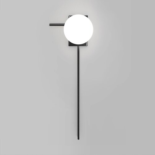 Настенный светильник со стеклянным плафоном 40033/1 черный жемчуг
