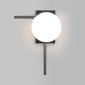 Настенный светильник со стеклянным плафоном 40036/1 черный жемчуг