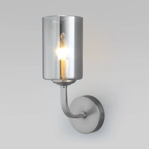 Настенный светильник со стеклянным плафоном 60138/1 сатин-никель