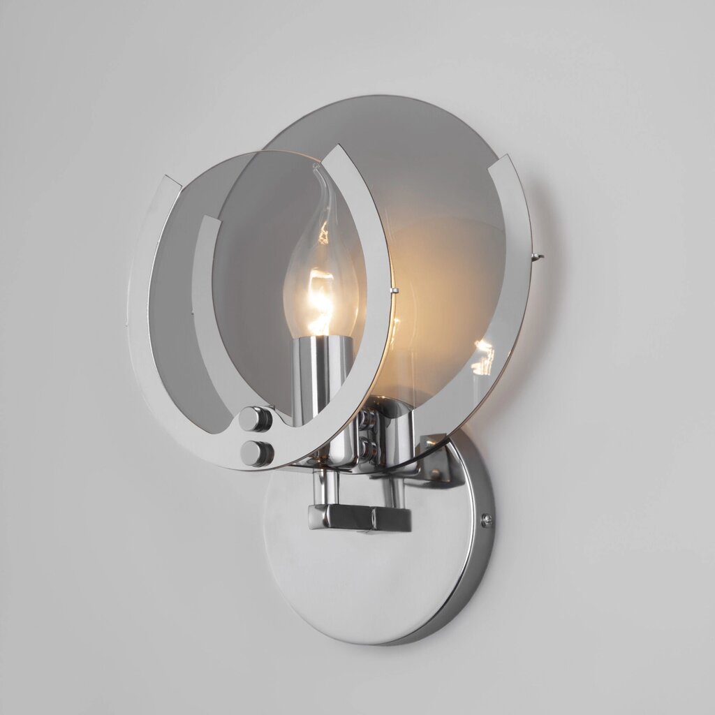 Настенный светильник со стеклянным рассеивателем 353/1 от компании ФЕРОСВЕТ - фото 1