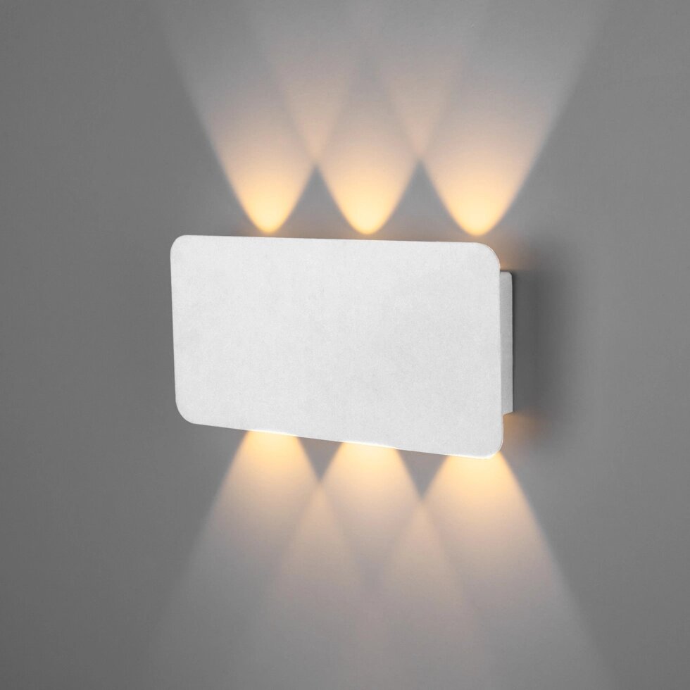 Настенный светодиодный светильник Angle LED 40138/1 LED белый от компании ФЕРОСВЕТ - фото 1