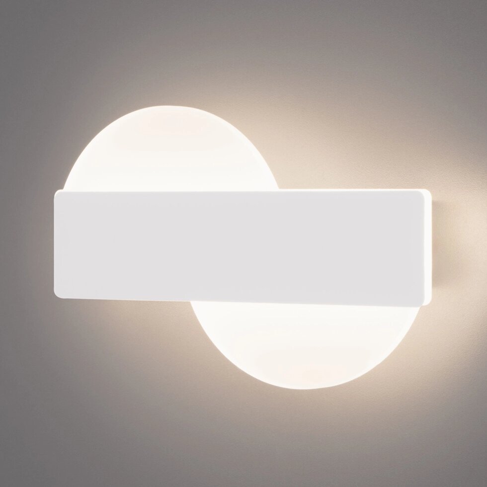 Настенный светодиодный светильник Bona LED 40143/1 LED белый от компании ФЕРОСВЕТ - фото 1