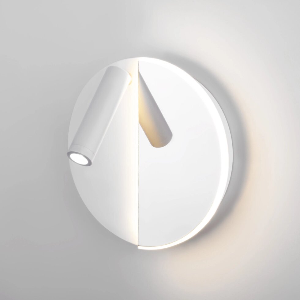 Настенный светодиодный светильник Drom LED 40105/LED белый/хром от компании ФЕРОСВЕТ - фото 1
