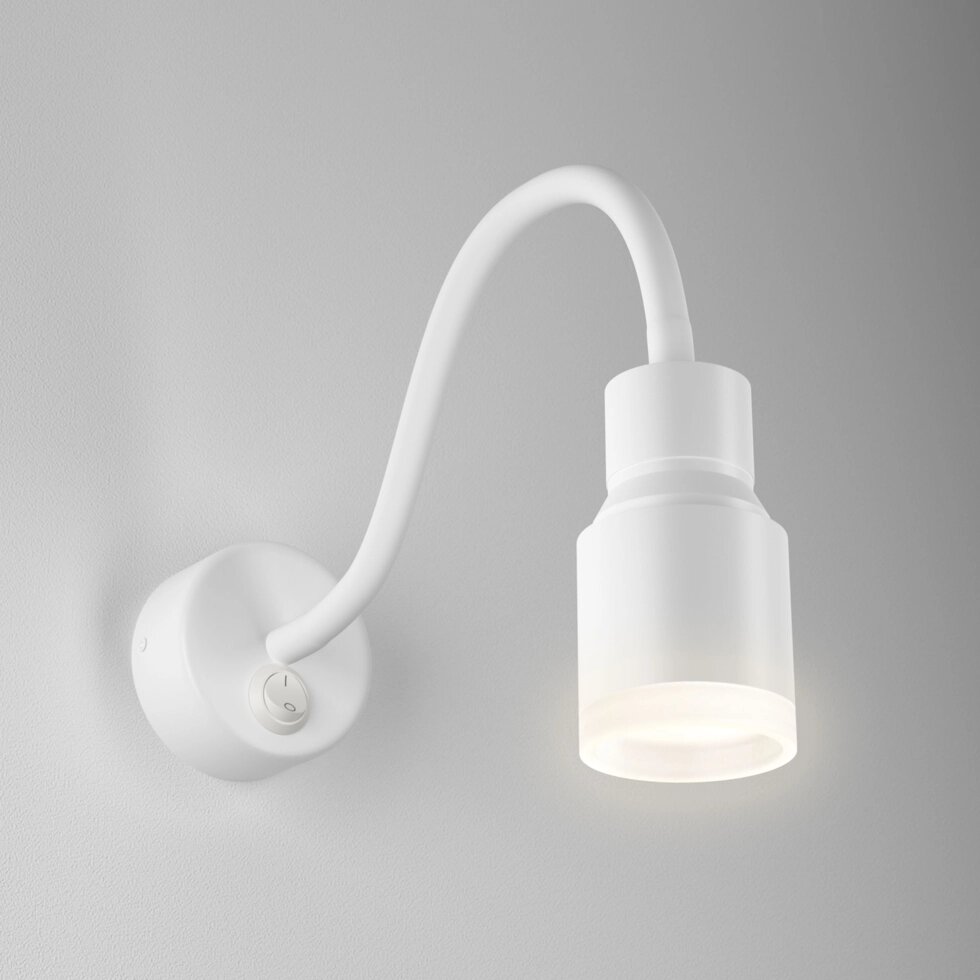 Настенный светодиодный светильник с гибким корпусом Molly LED MRL LED 1015 белый от компании ФЕРОСВЕТ - фото 1