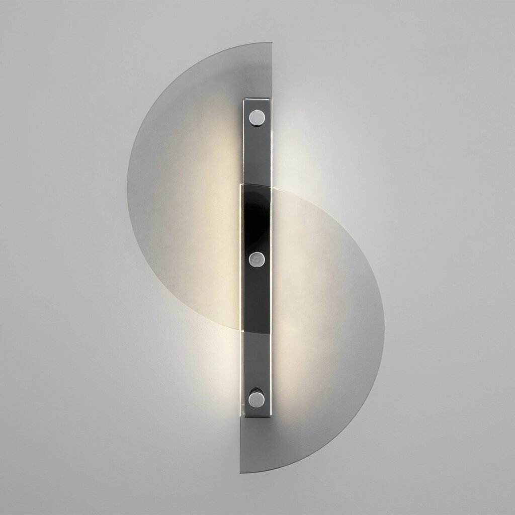 Настенный светодиодный светильник со стеклянным рассеивателем 40160 LED от компании ФЕРОСВЕТ - фото 1