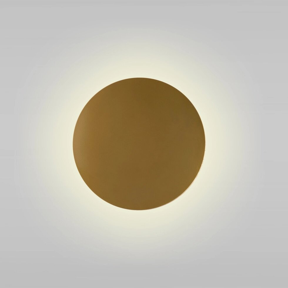 Настенный светодиодный светильник в стиле минимализм 1427 Luna Gold от компании ФЕРОСВЕТ - фото 1