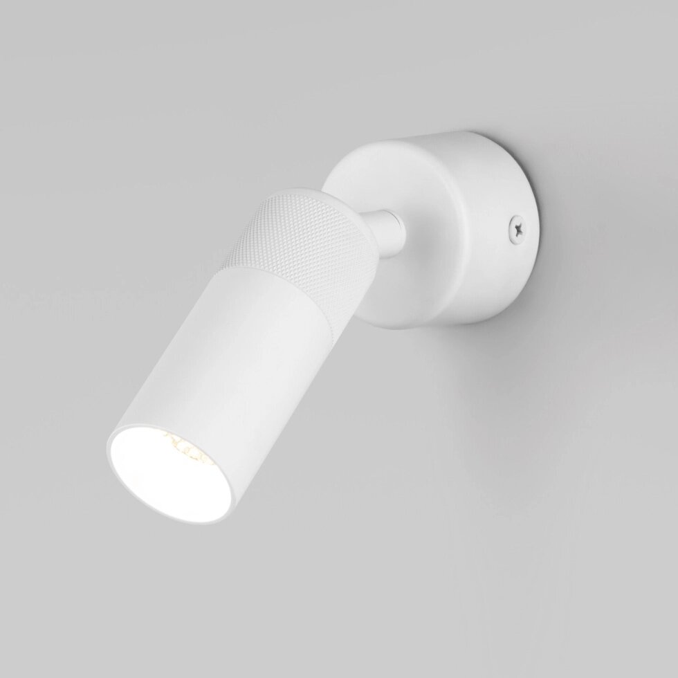 Настенный светодиодный светильник в стиле минимализм 20097/1 LED белый от компании ФЕРОСВЕТ - фото 1