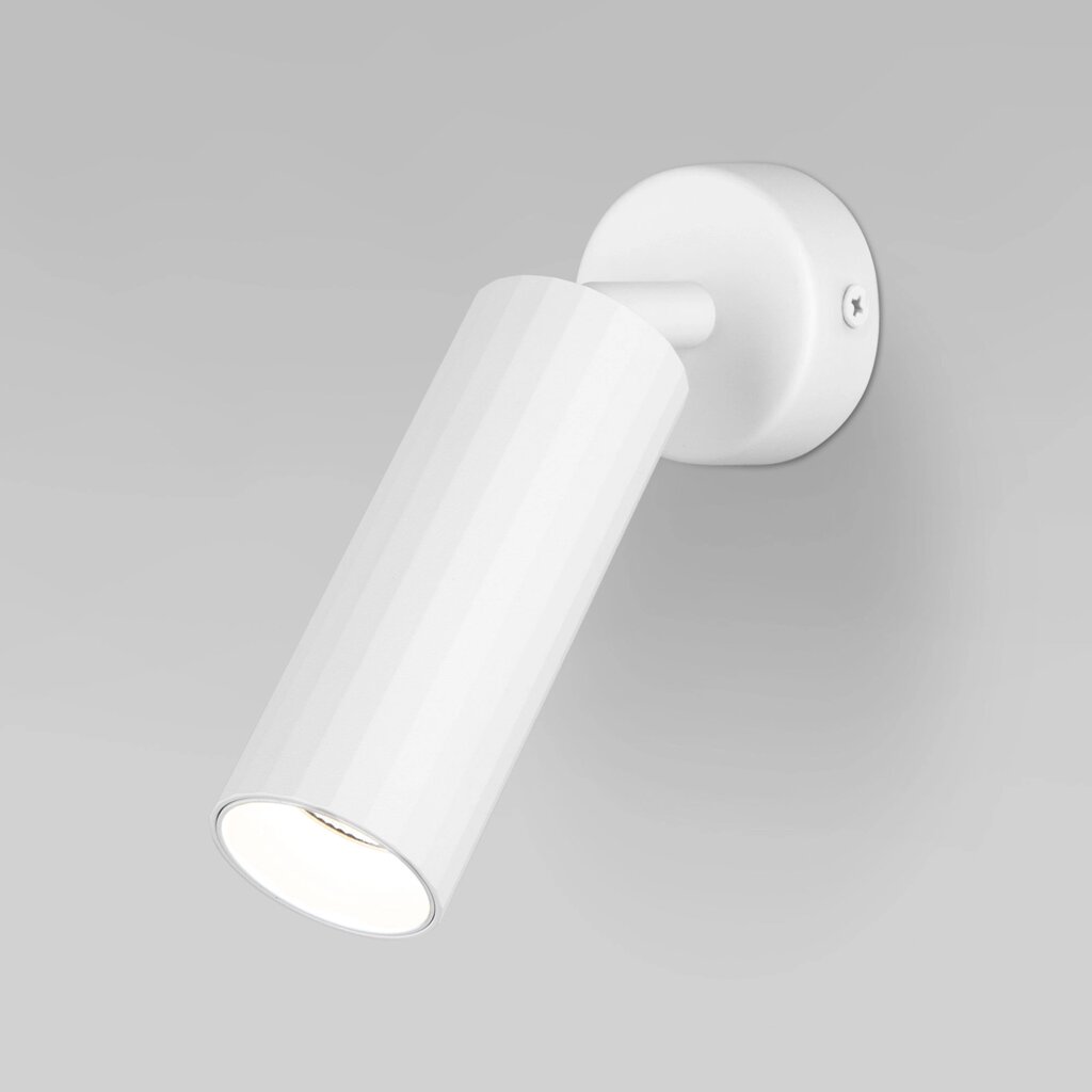 Настенный светодиодный светильник в стиле минимализм 20098/1 LED белый от компании ФЕРОСВЕТ - фото 1