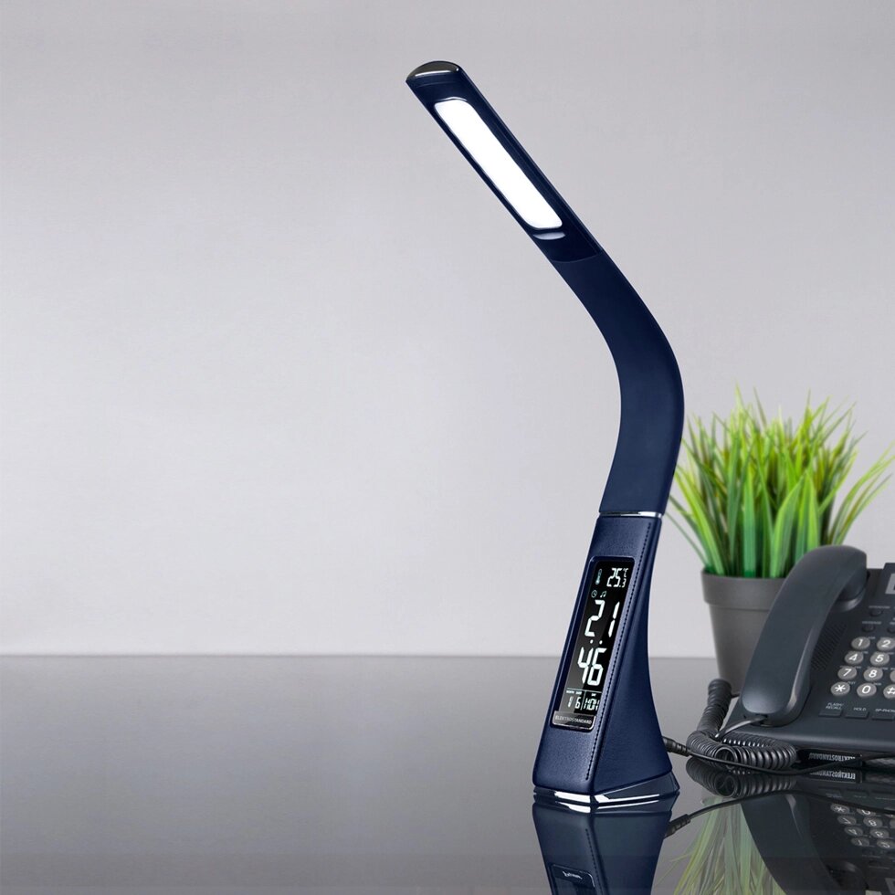 Настольный светильник светодиодный Elara синий TL90220 от компании ФЕРОСВЕТ - фото 1