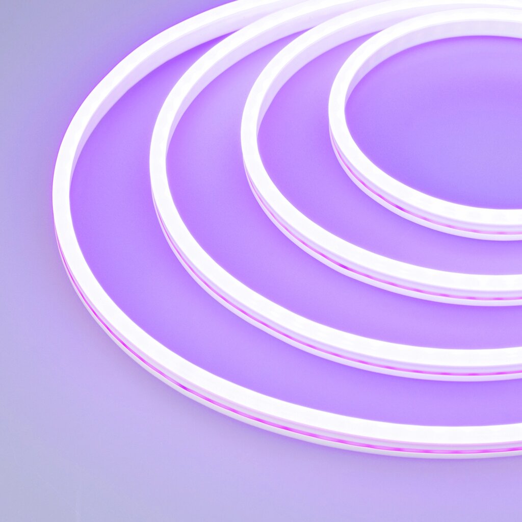Образец Гибкий неон GALAXY-1206-5000CFS-2835-100 12V Purple 0.5M (12x6mm, 12W, IP67) (Arlight, 12 Вт/м, IP67) от компании ФЕРОСВЕТ - фото 1