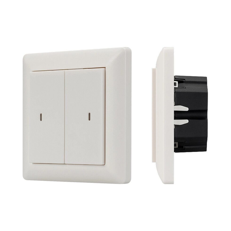 Панель Knob SR-KN0200-IN White (KNX, DIM) (Arlight, -) от компании ФЕРОСВЕТ - фото 1