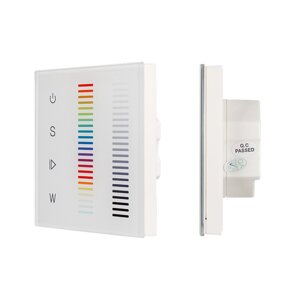 Панель sens SR-2834RGBW-AC-RF-IN white (220V, RGBW,1 зона) (arlight, IP20 пластик, 3 года)