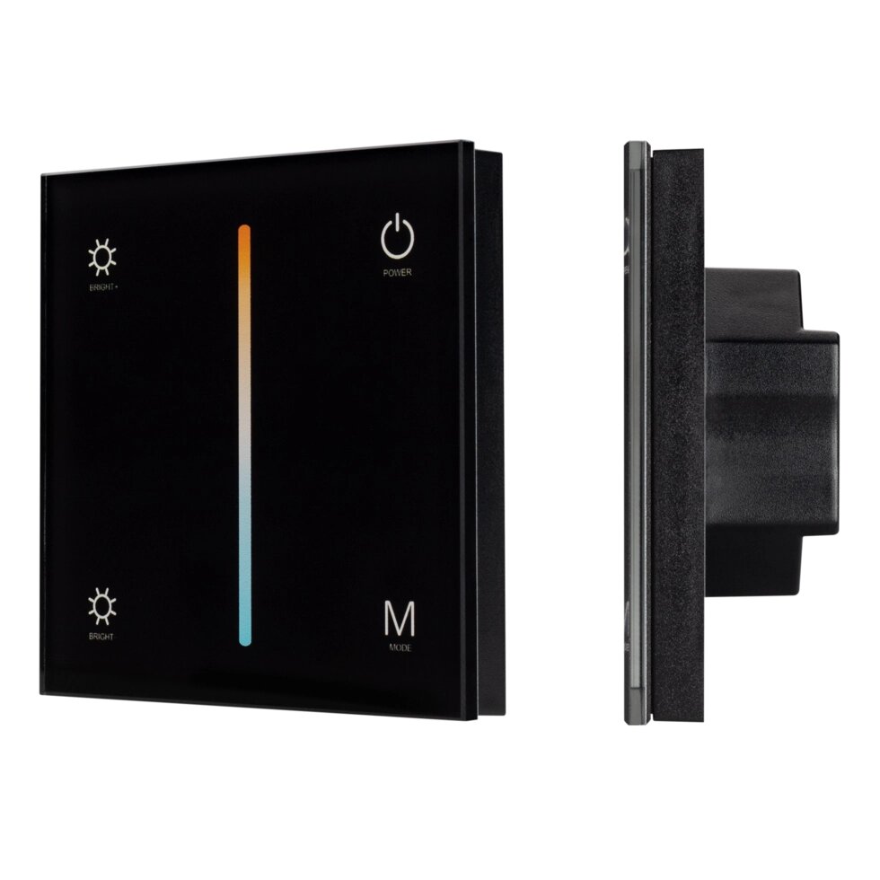 Панель SMART-P21-MIX-G-IN Black (12-24V, 4x3A, Sens, 2.4G) (Arlight, IP20 Пластик, 5 лет) от компании ФЕРОСВЕТ - фото 1