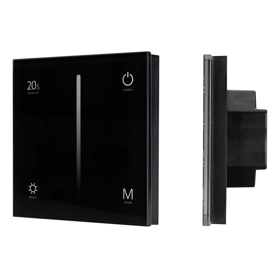 Панель SMART-P35-DIM-IN Black (230V, 0-10V, Sens, 2.4G) (Arlight, IP20 Пластик, 5 лет) от компании ФЕРОСВЕТ - фото 1