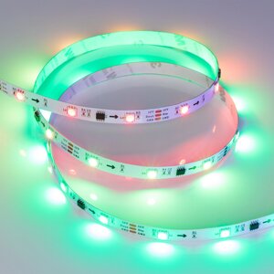 Светодиодная лента SPI-B30-10mm 12V RGB-PX3 (7.2W/m, IP20, 5060, 5m) (Arlight, бегущий огонь) в Москве от компании ФЕРОСВЕТ  ( FEROSVET)